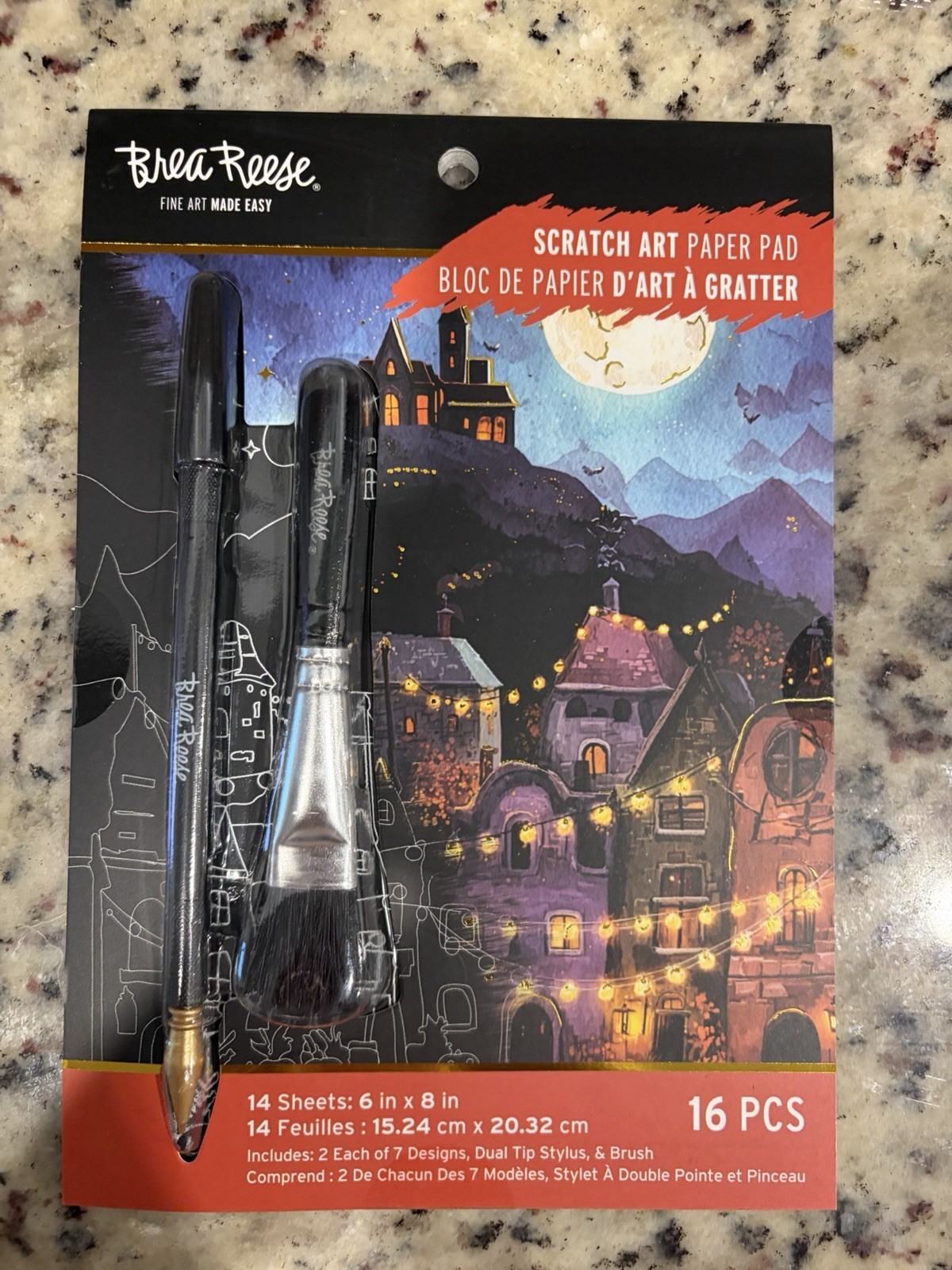 Brea Reese Scratch Art Pad Kits 6×8 Brand New Fall 2026/halloween-Not Online Yet