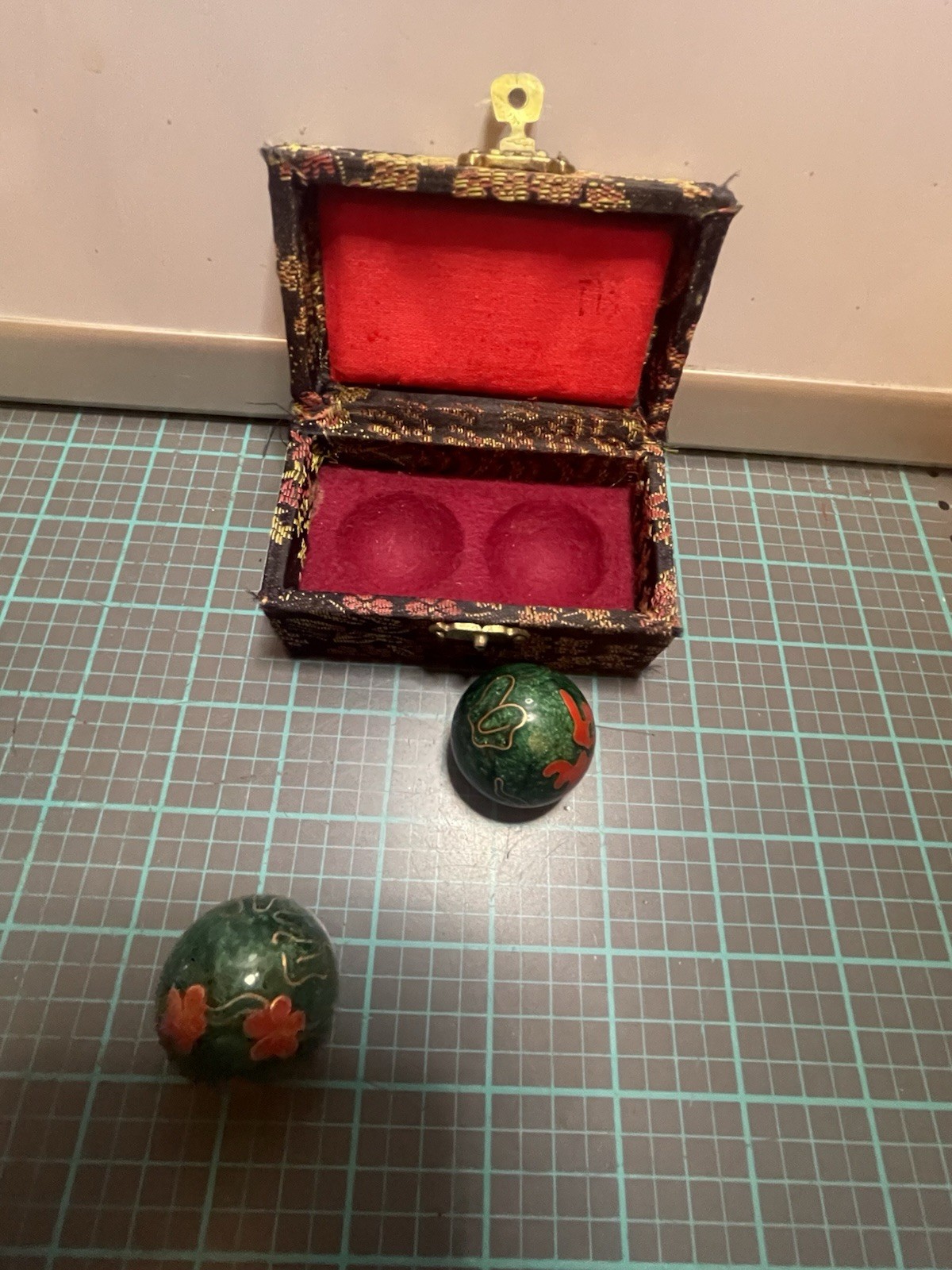 Chinese Baoding Stress Music Chime Meditation Balls Good Fortune Shou Xing