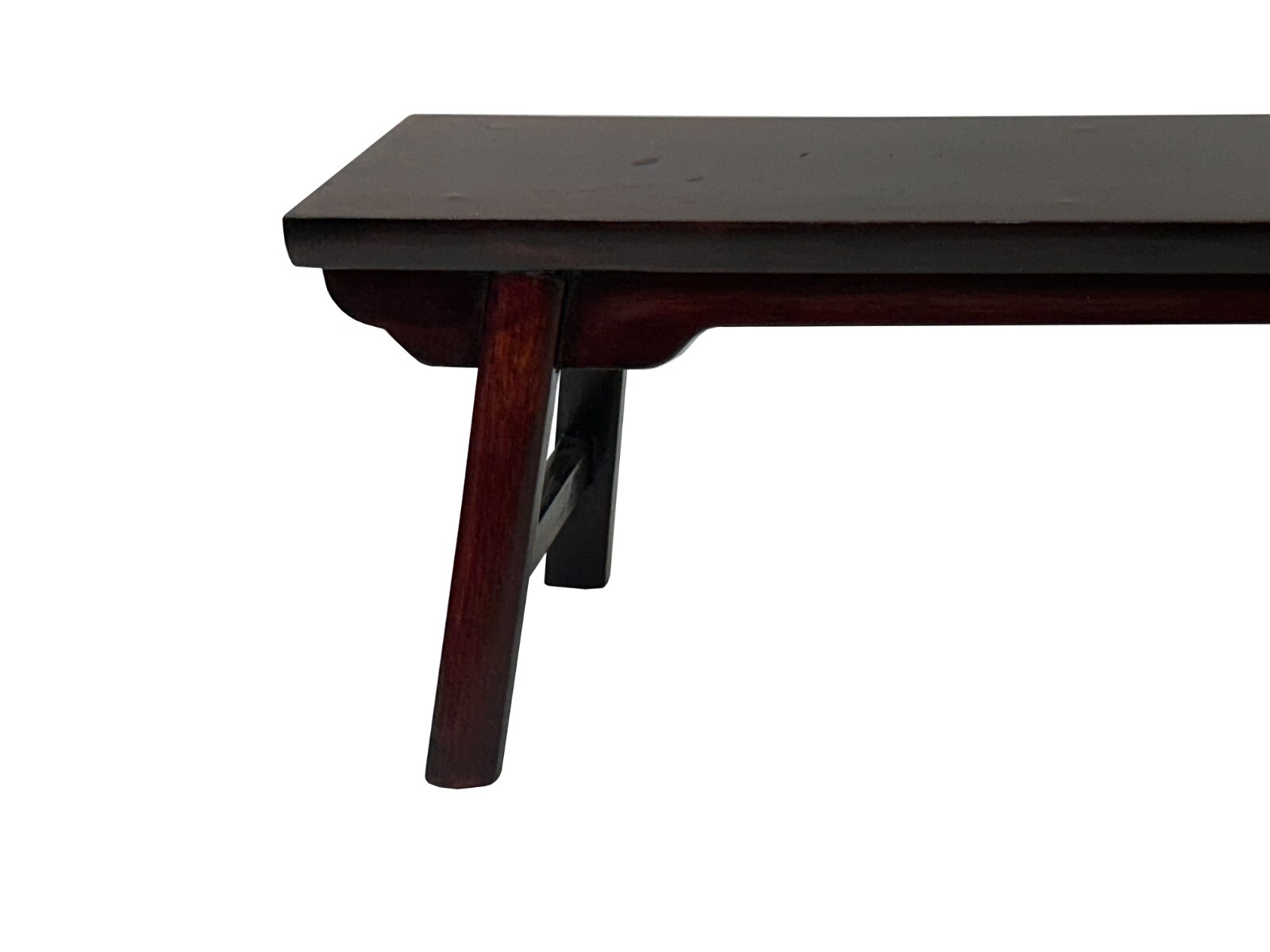 11″ Reddish Brown Bench Shape Rectangular Wood Display Stand Easel st1019