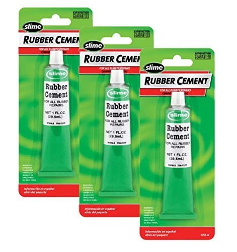Rubber Cement 1 oz Tubes Pack of 3 Clear Drying Strong Bond for Crafts Hobbies