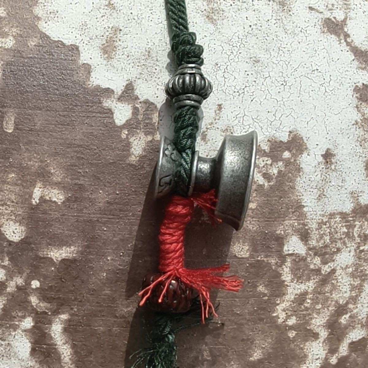 Tibetan Style Alloy Pendant Buddha & Butter Lamp Mala Bead Accessory