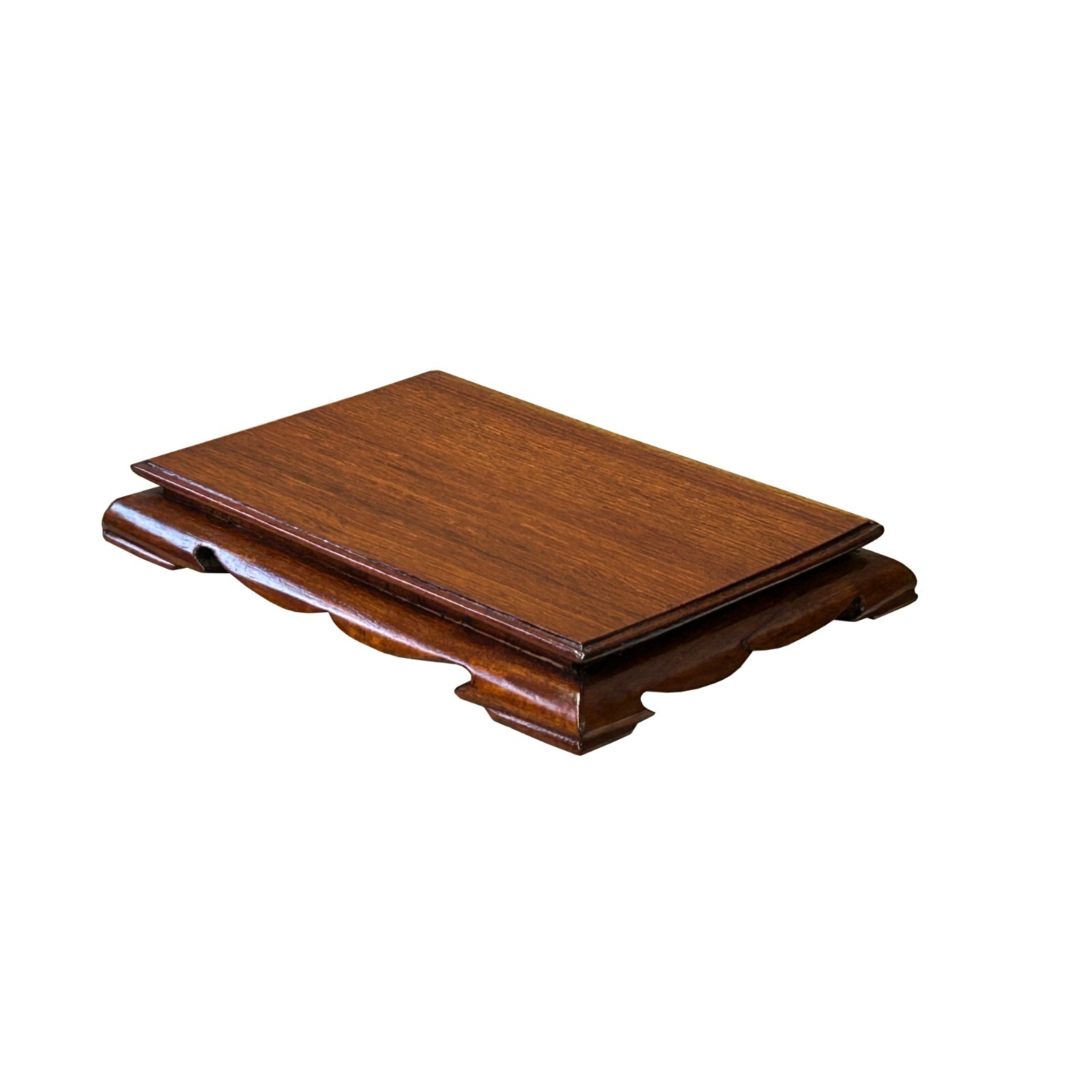 7.75″ Light Brown Wood Rectangular Display Stand Riser Easel ws4187