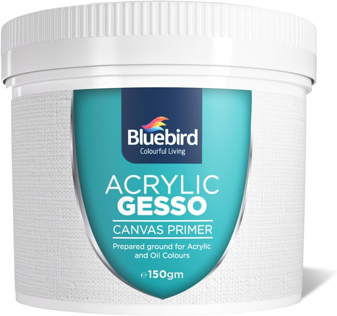 BLUEBIRD Professional Heavy Gesso Primer for Acrylic Painting 5.3 Oz / 150 GM Ge
