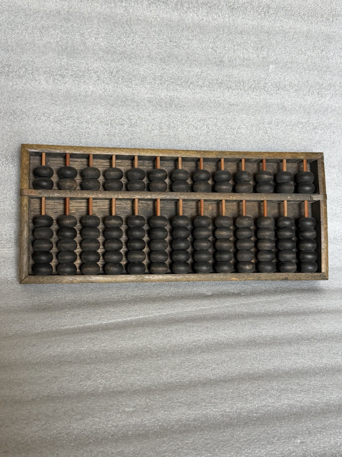 Vintage Japanese Wooden Abacus – 13 Columns Made in Japan
