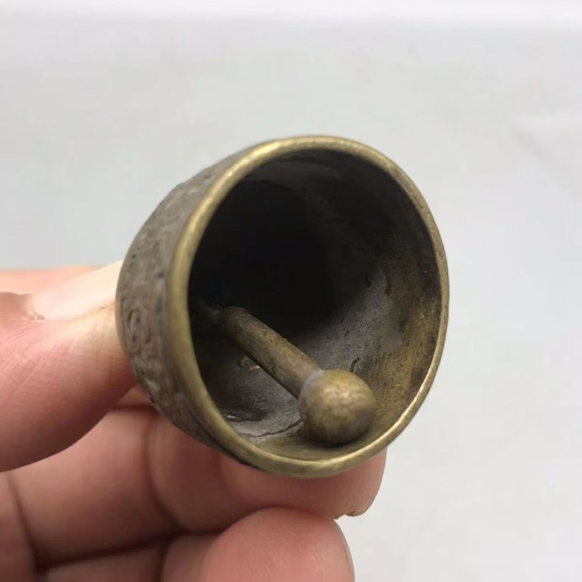 Vintage Chinese Copper Bell Pendant