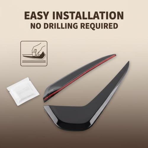 Rear Window Molding Cover Trim Glossy Black Fit for 2023 2024 2025 Mazda CX