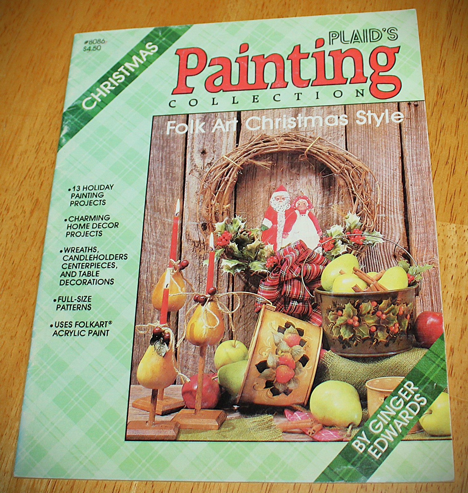 Plaid: CHRISTMAS PAINTING COLLECTION Tole Painting Book #8086 – Ginger Edwards