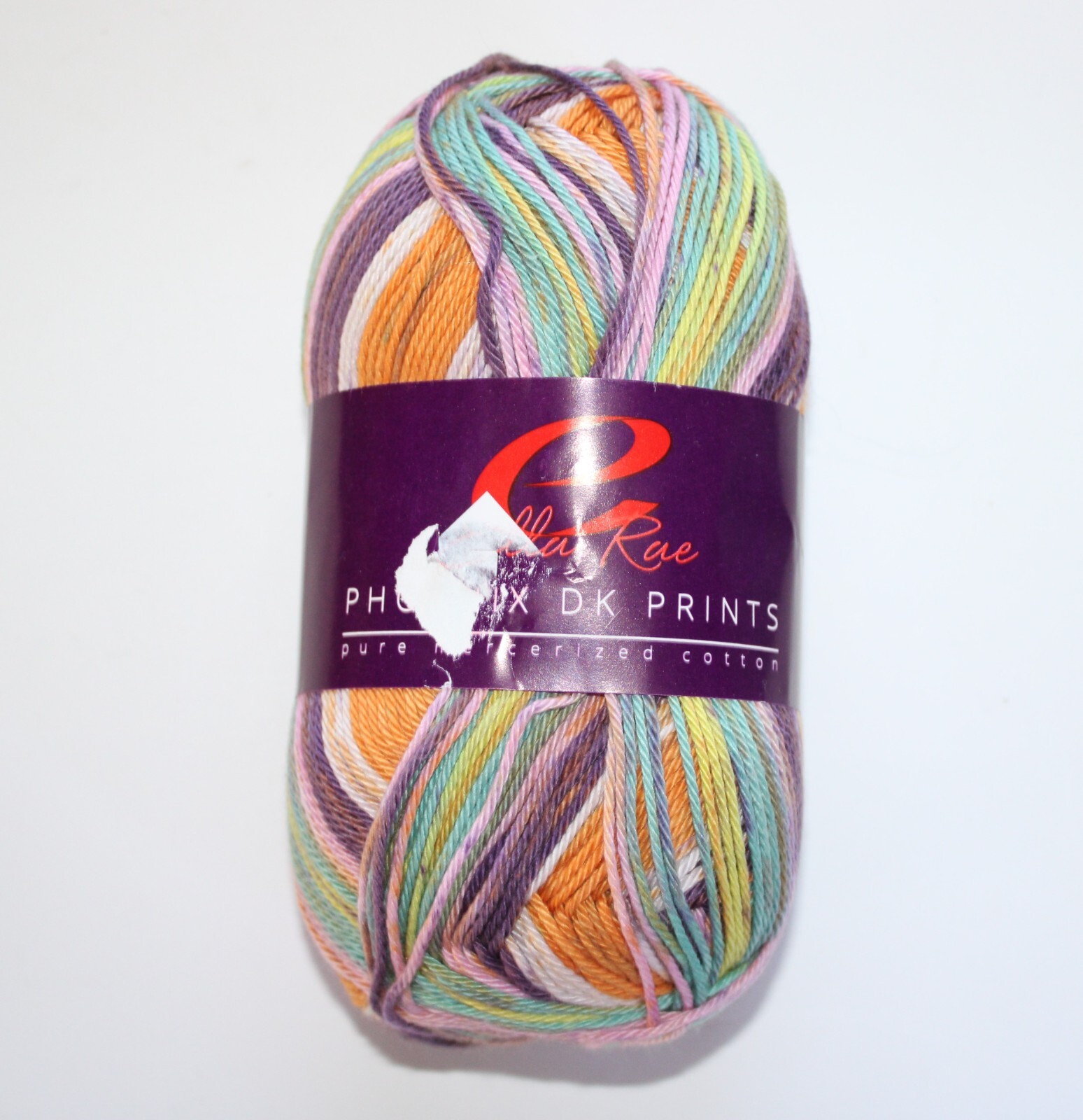 SALE Ella Rae Phoenix DK Prints Pure Mercerized Cotton 100% Cotton 3.52oz 251 y