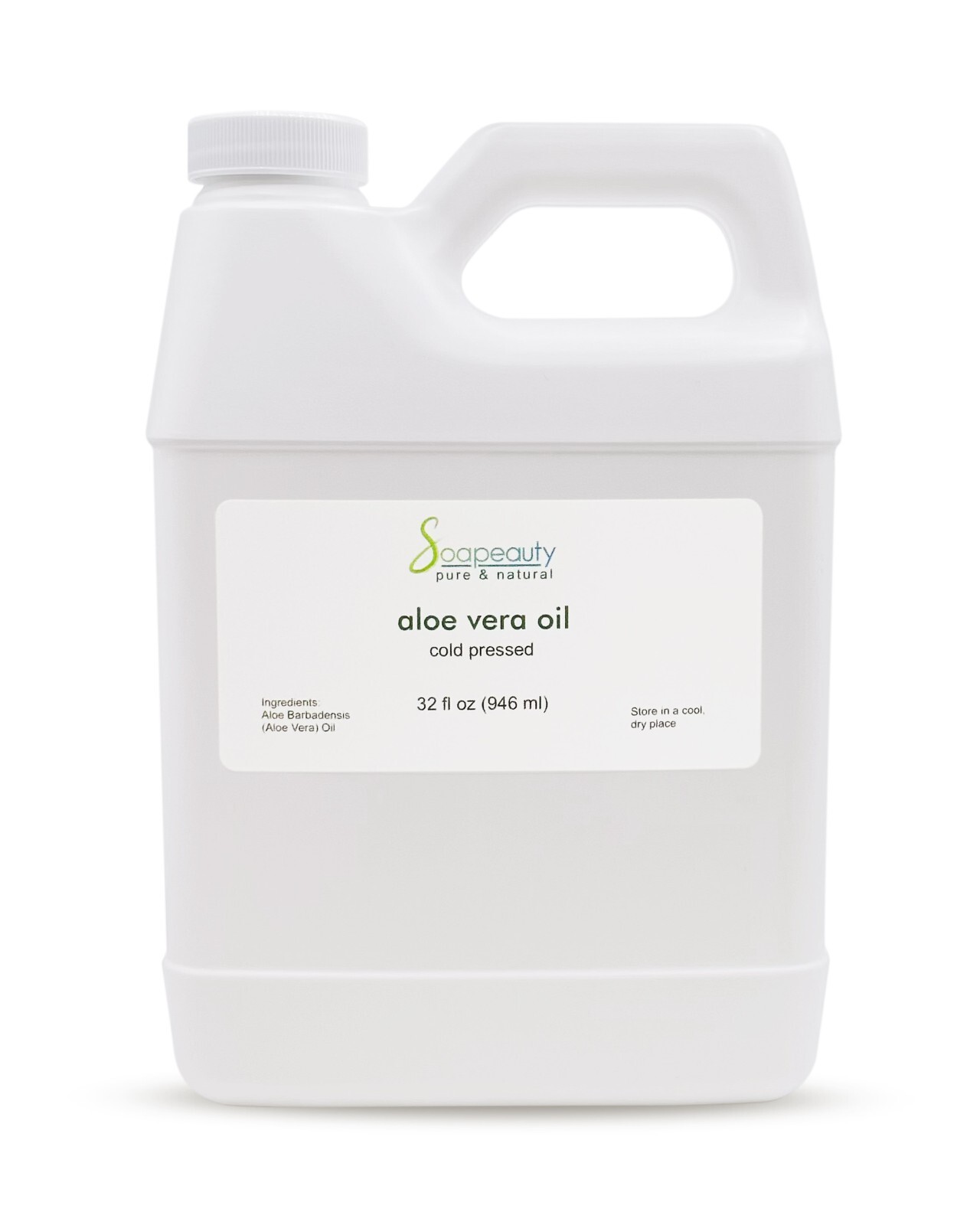 Aloe Vera Oil for Skin & Hair – Moisturizing & Soothing, DIY Cosmetics 32 fl oz