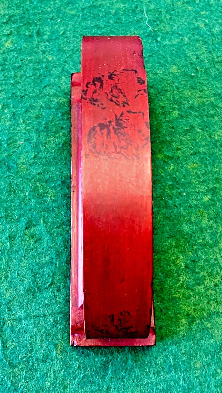 Vintage Chinese San You Cork Carving Diorama w/Pagod Trees & Cranes Wooden Stand