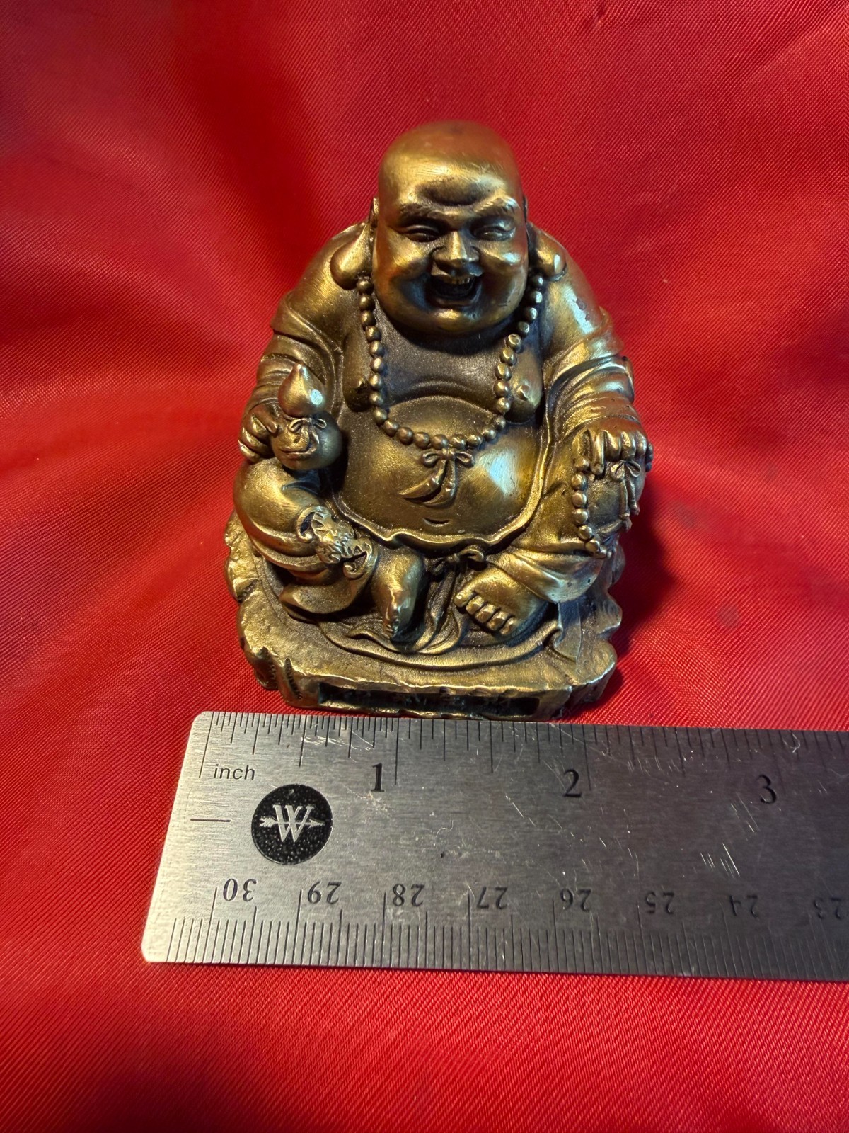 Bronze Buddha 2 1/2 inches Collectible