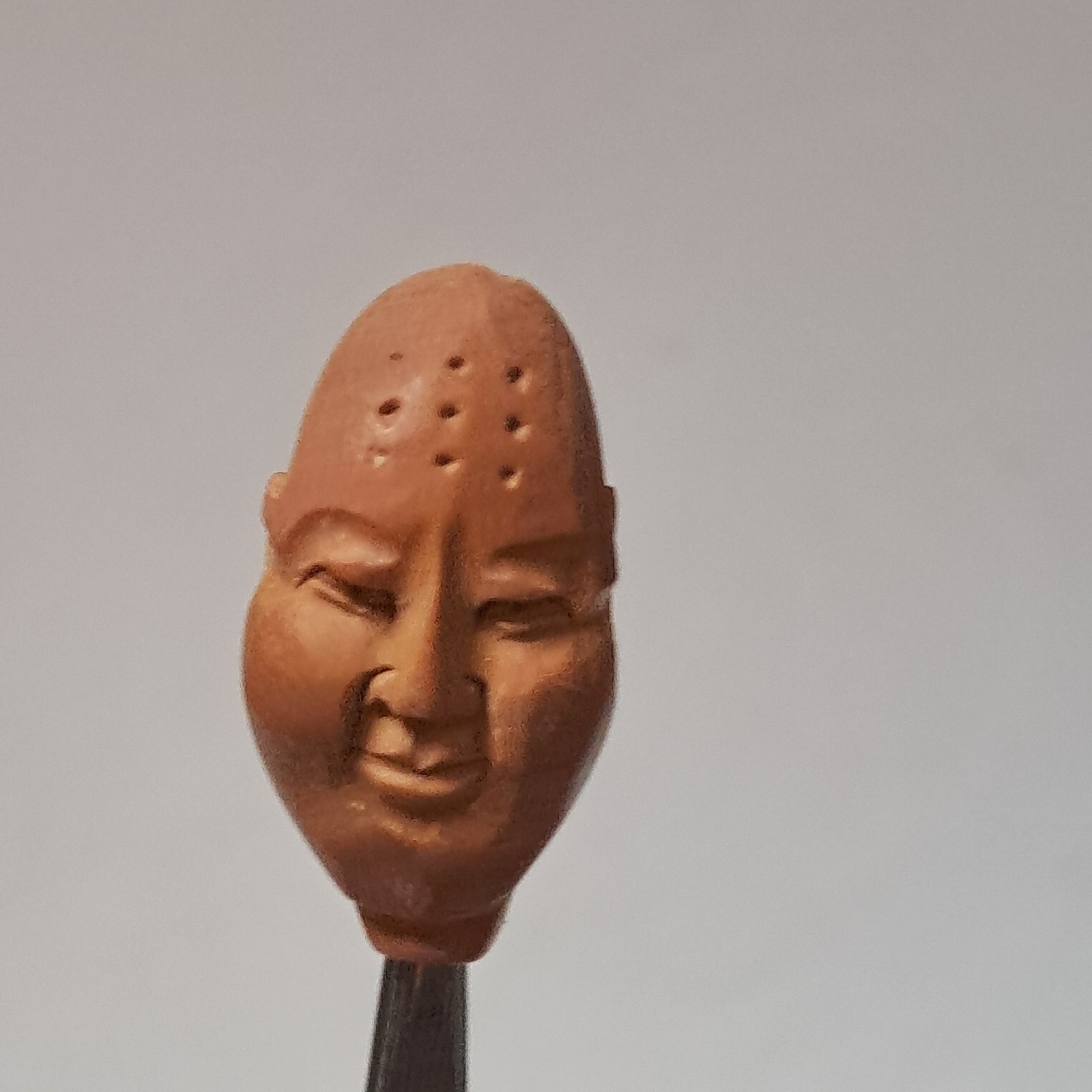 Chinese Carved Nut Hediao Laohan Buddha LOT 20 Bead Prayer Faces Vintage