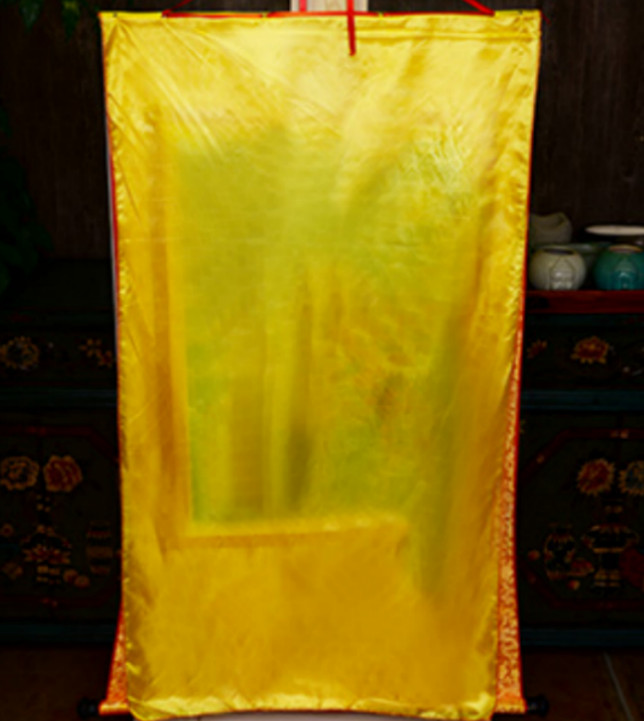 Tibet Tibetan Buddha Print Silk Gild Thangka Thanka Buddhism Monk Buddha 索朗多35cm