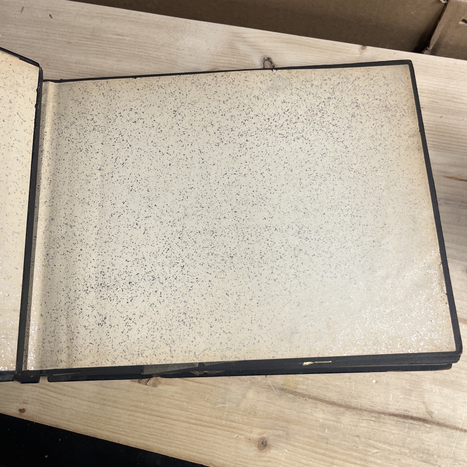 Vintage 1950s Japanese Photo Album – Black Lacquer
