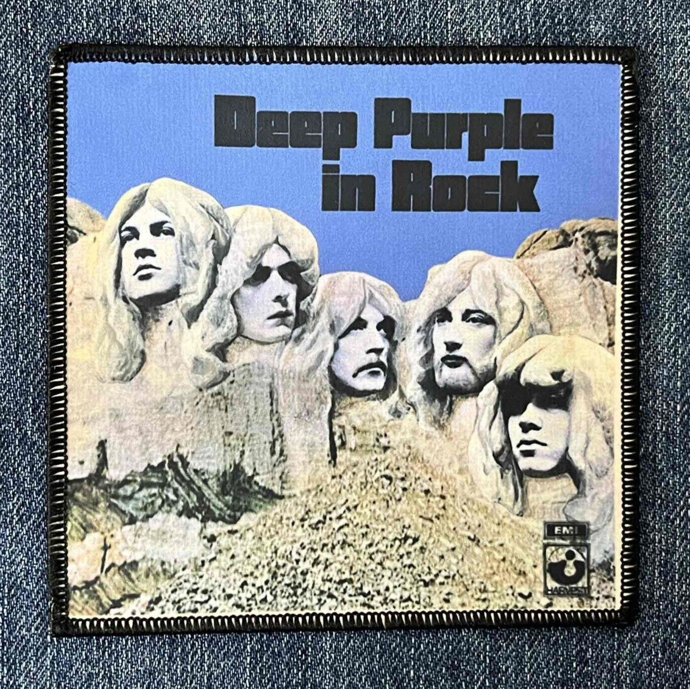 Deep Purple In Rock Sublimated Printed Patch | English Hard Rock Music Band Logo