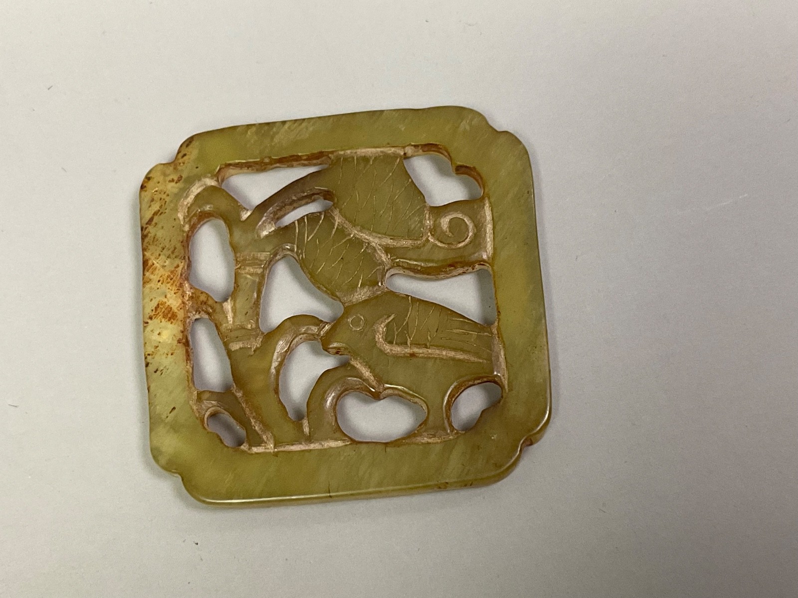 Old VTG Chinese Jade Pendants & Stone Natural Hand Carved Collection Mix Lot