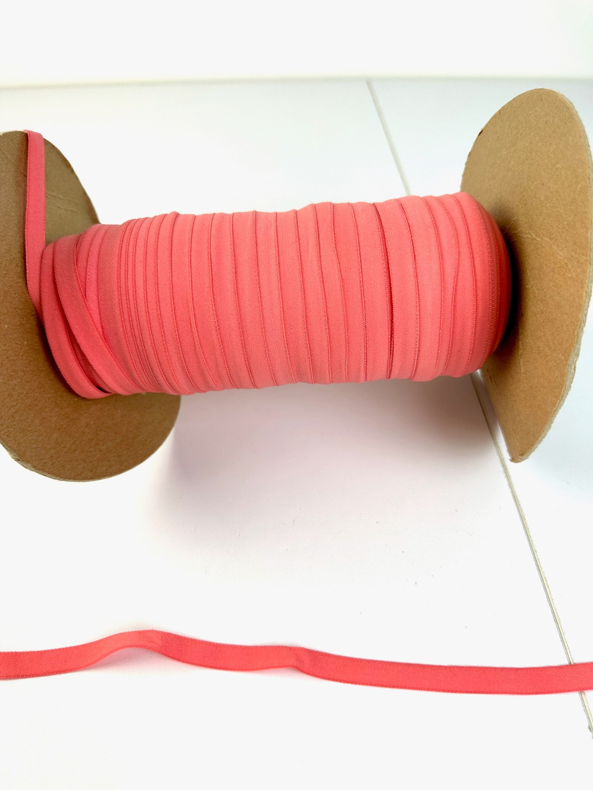 Fold over Elastic Spool Pink 3/8″ W