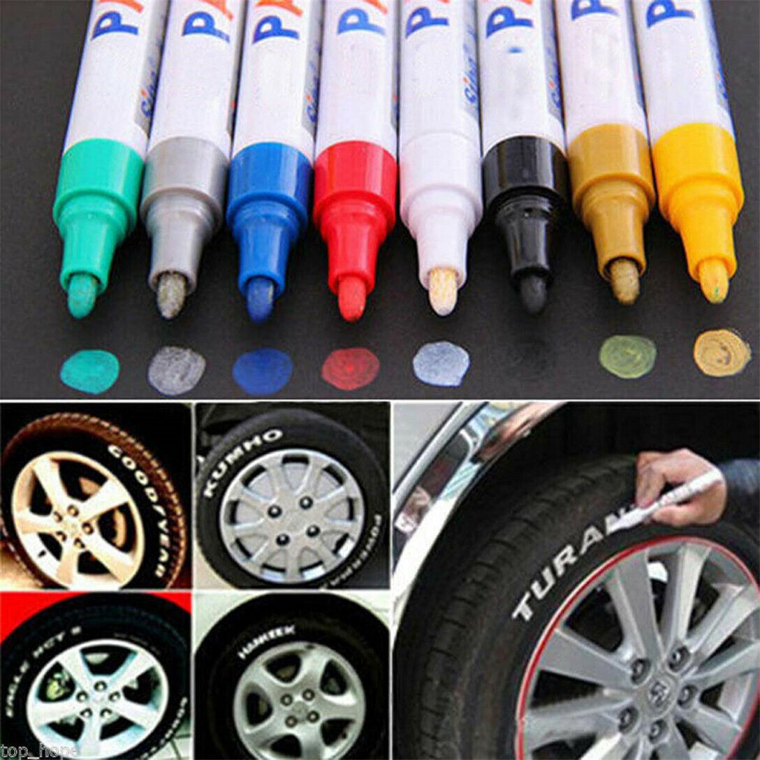 Acrylic Paint Marker Pen Rocks,Glass,Wood,Plastic Stone Ceramic Tile,Rubber Tyre