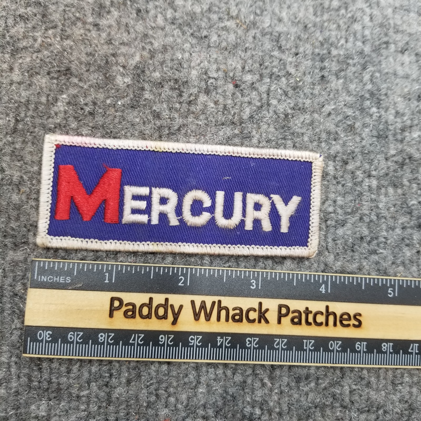 Vintage Mercury Patch Automobile Cars Auto 80s O7