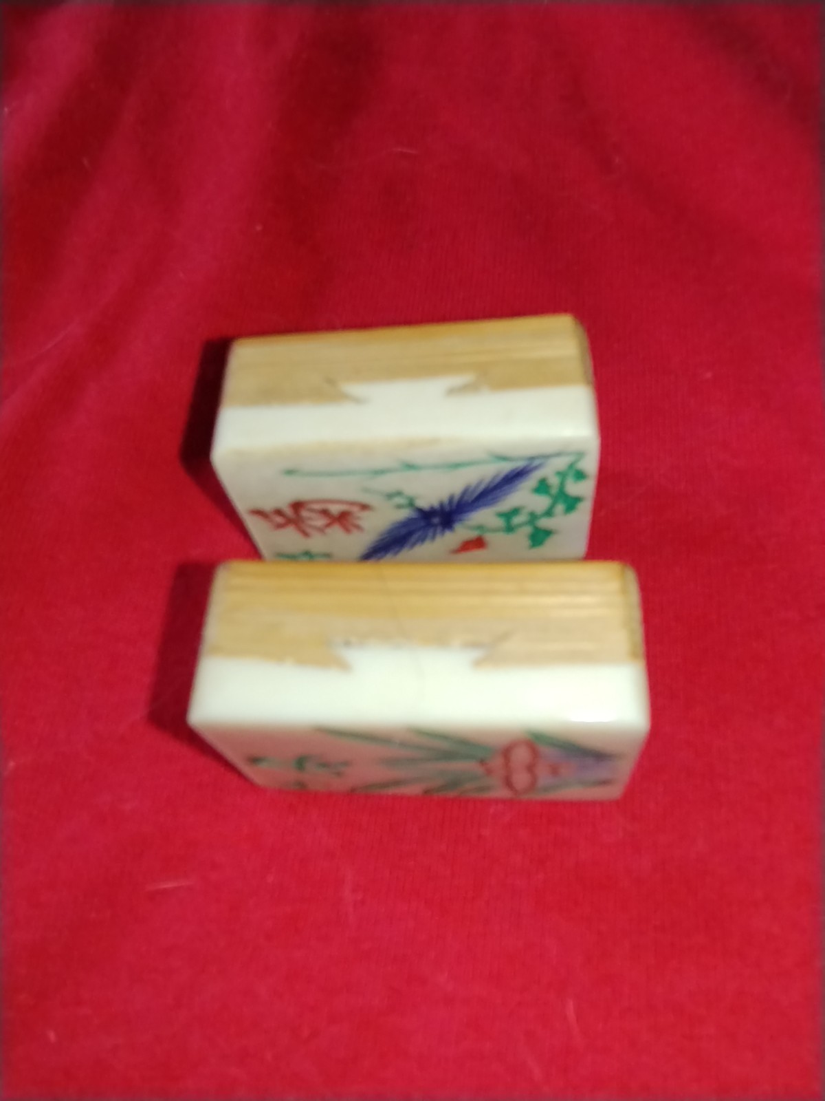 RARE (Complete) Antique Chinese Sandlewood Mahjongg Set With Brass Accents