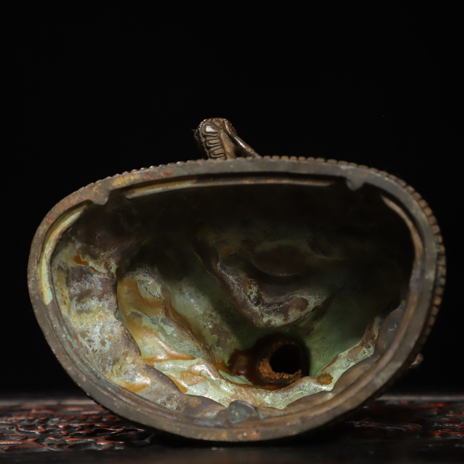 Bronze with Gold Leaf [Green Tara] Statue of the Buddha