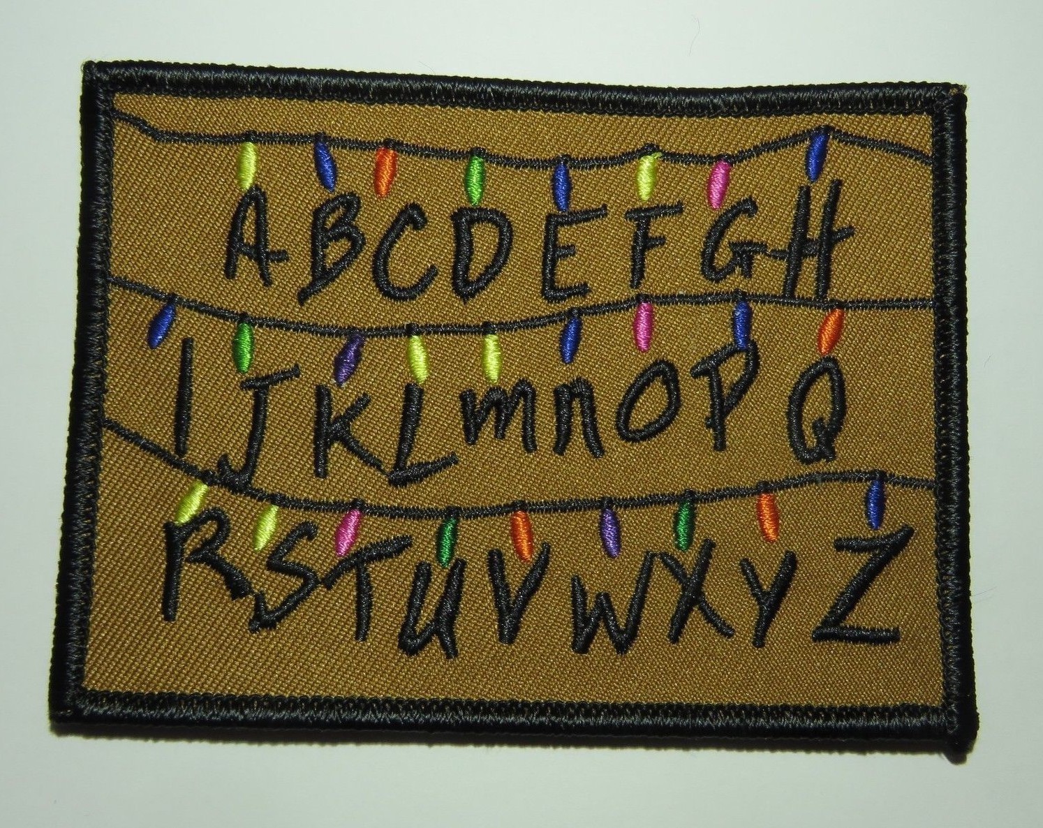 Stranger Things TV Series ABC Embroidered 4″ x 3″ Patch PREMIUM QUALITY