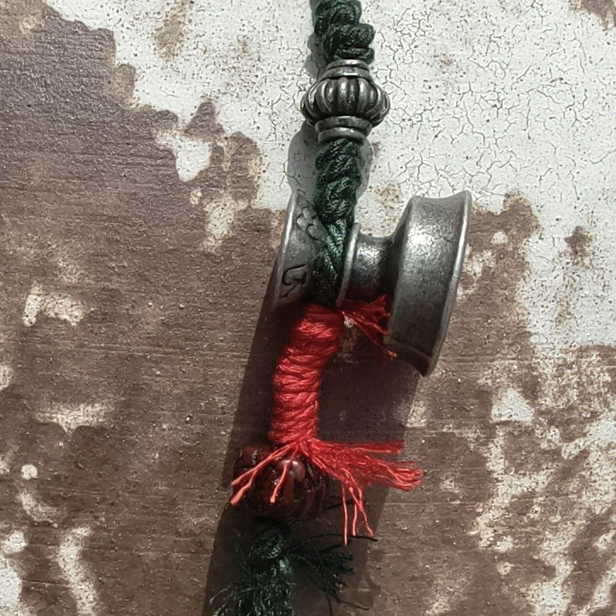 Tibetan Style Alloy Pendant Buddha & Butter Lamp Mala Bead Accessory