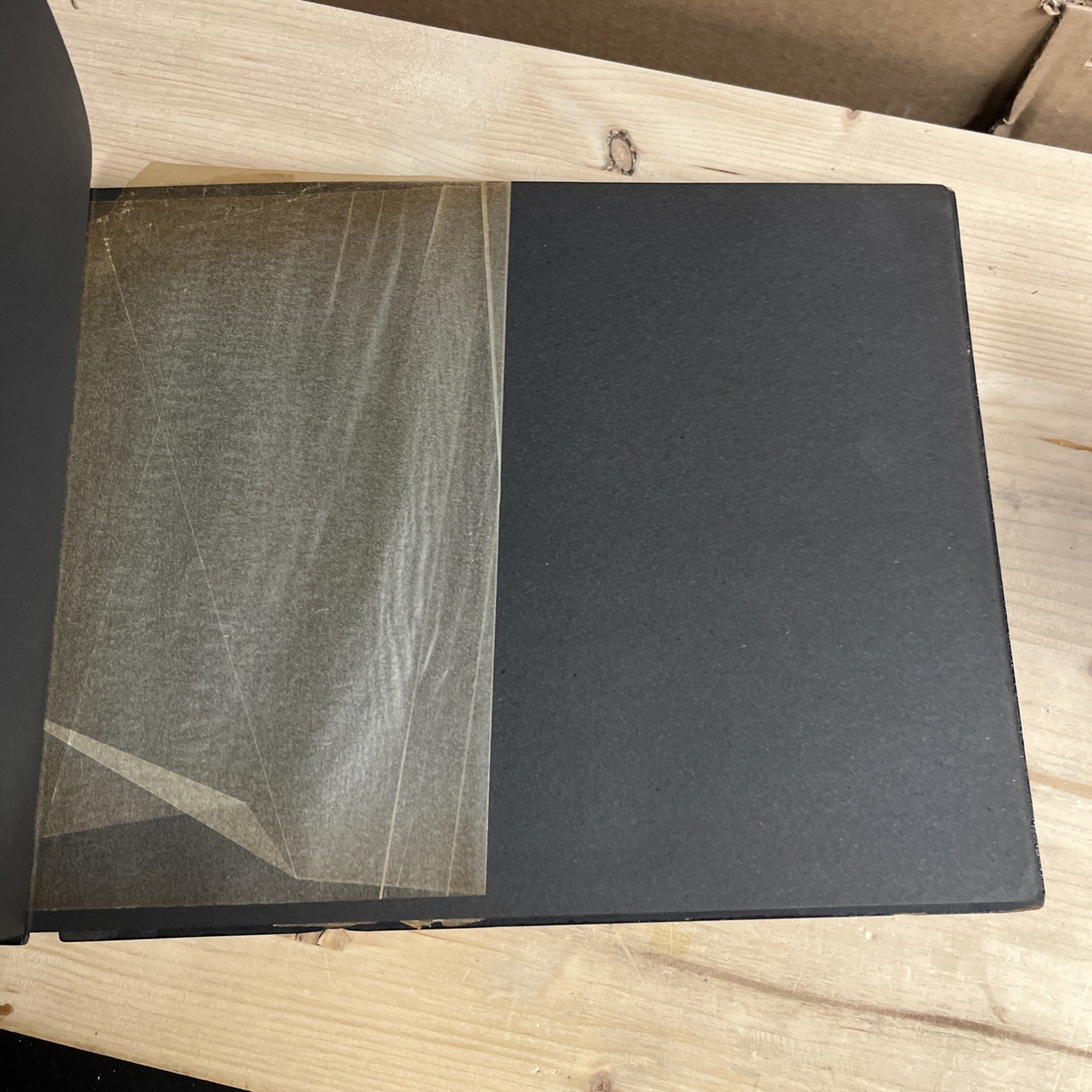 Vintage 1950s Japanese Photo Album – Black Lacquer