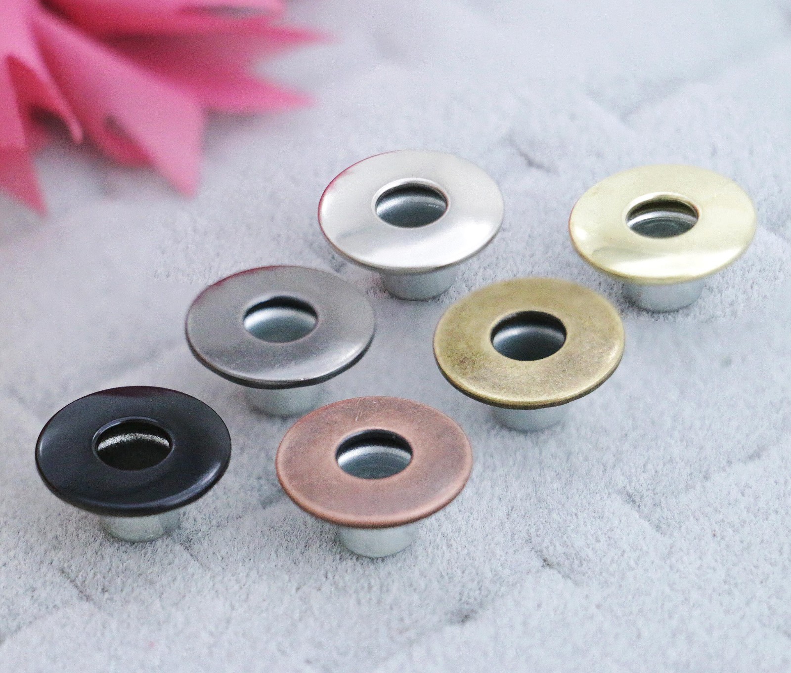 Flat Donut Tack Button For Jeans,17mm ,choose color & quantities ships from usa