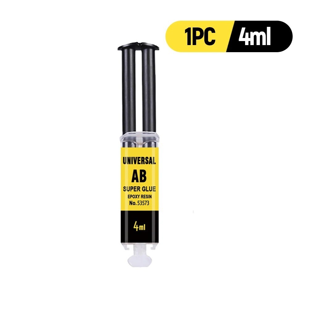 Epoxy Resin AB Super Glue 2 Min Fast Cure Strong Adhesive for Metal Plastic Wood