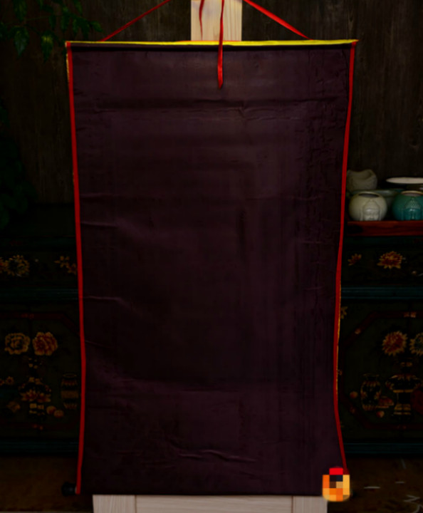 Tibet Tibetan Buddha Print Silk Gild Thangka Thanka Buddhism Kwan-yin 多药夏巴 35cm