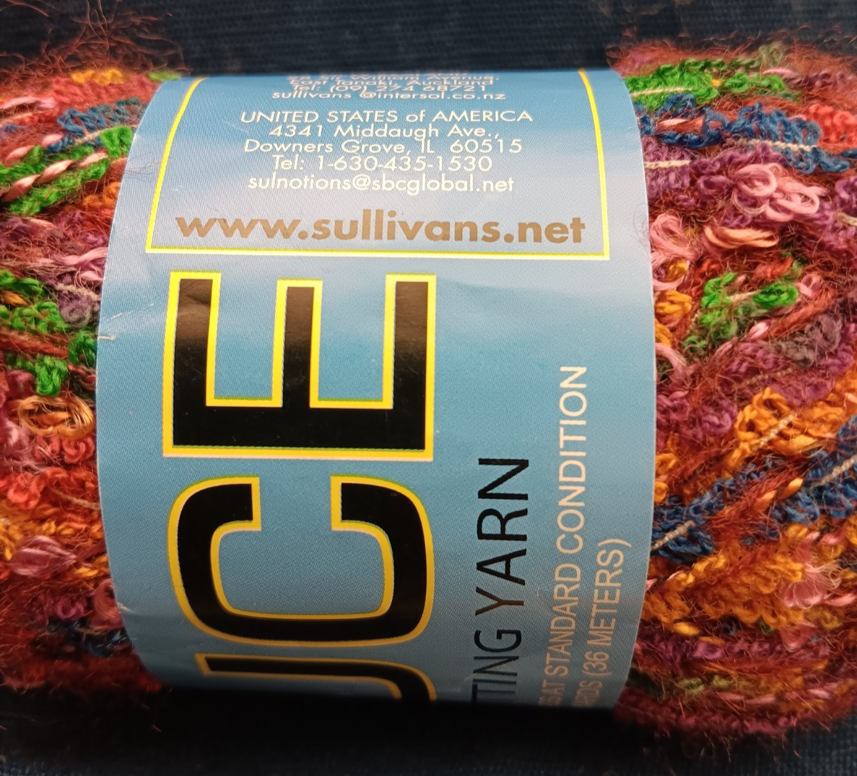 Lot of 2 Sullivans Luce yarn color Finger Paint variegated – NEW