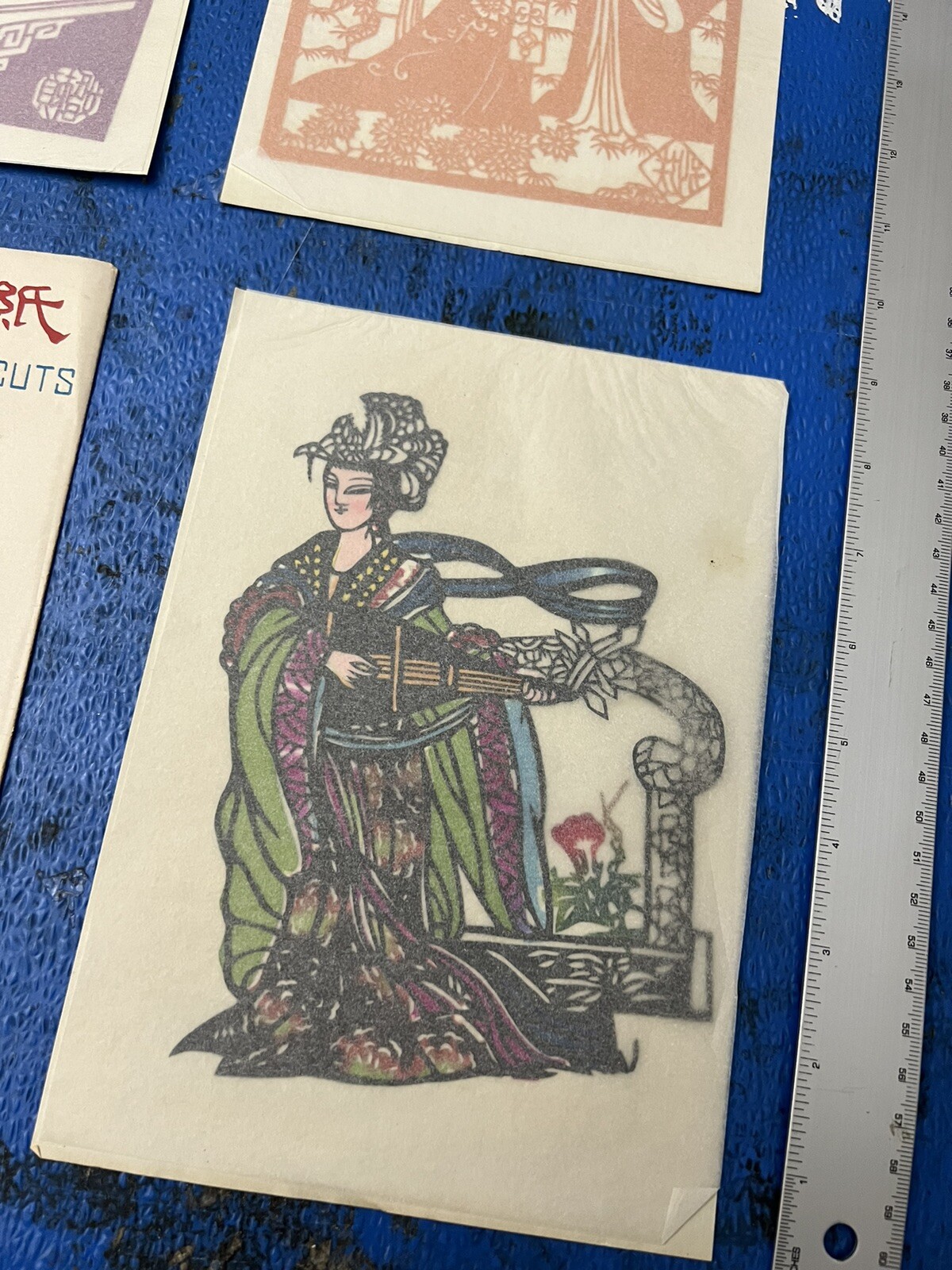 Chinese Folk Art Traditional Chinese Paper Cuts 1950s