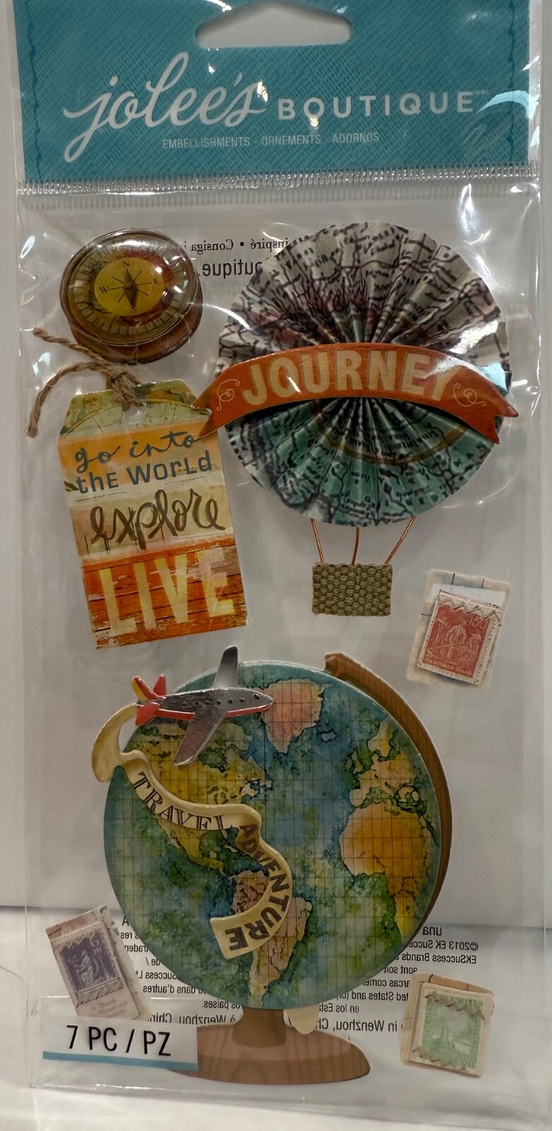 Jolee’s Boutique Travel & Vacation Stickers – your choice of designs – some rare