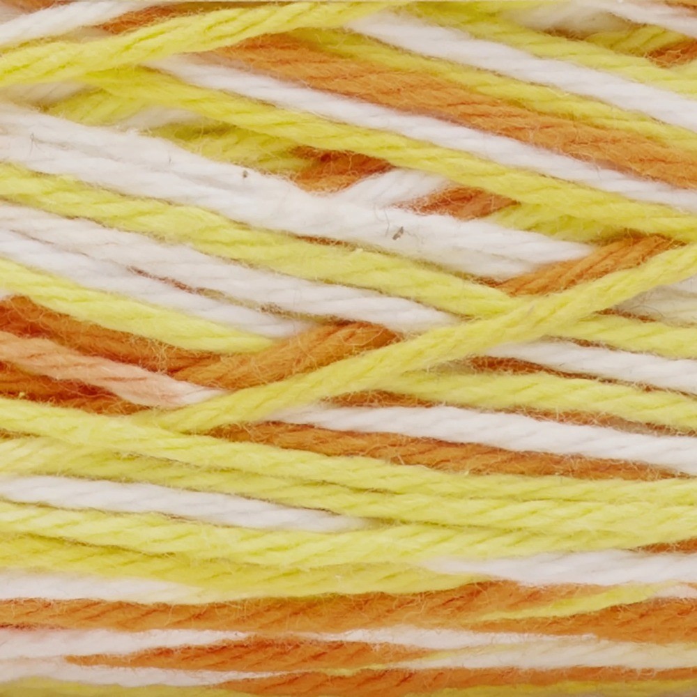 Cone 4 Medium Cotton Yarn, Creamsicle Ombre 14oz/400g, 674 Yards