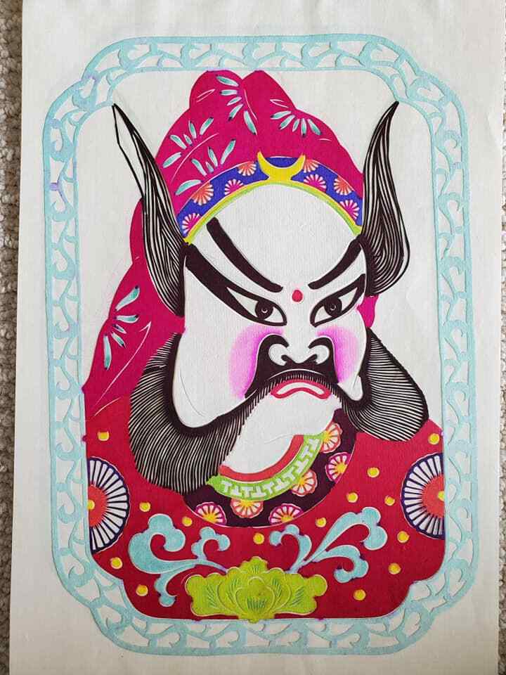 Set of 5 Vintage Chinese Paper Cutouts – 7 X 10 – 1960’s China Art