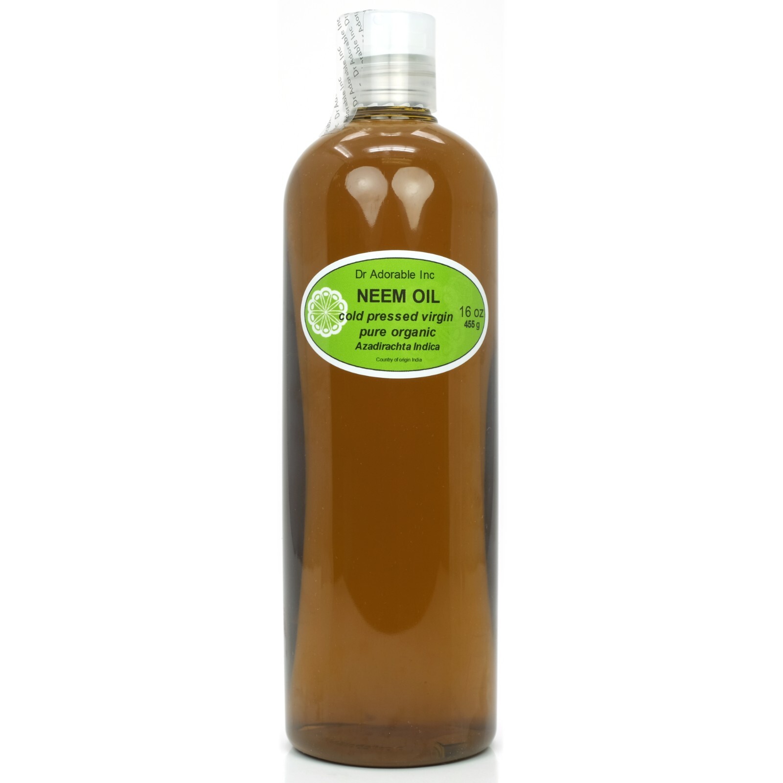 16 OZ NEEM OIL COLD PRESSED UNREFINED VIRGIN ORGANIC 100% PURE