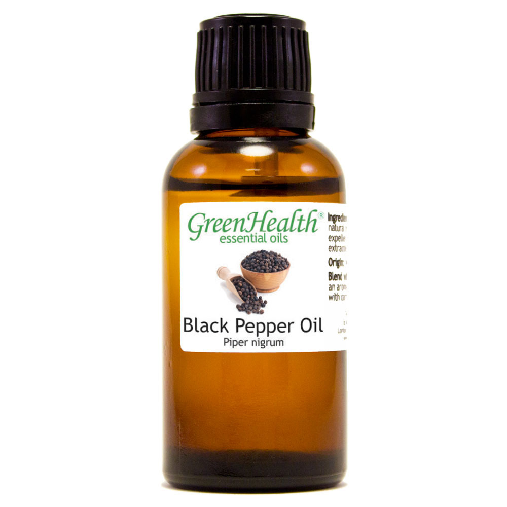 1 fl oz Black Pepper Essential Oil (100% Pure & Natural) – GreenHealth