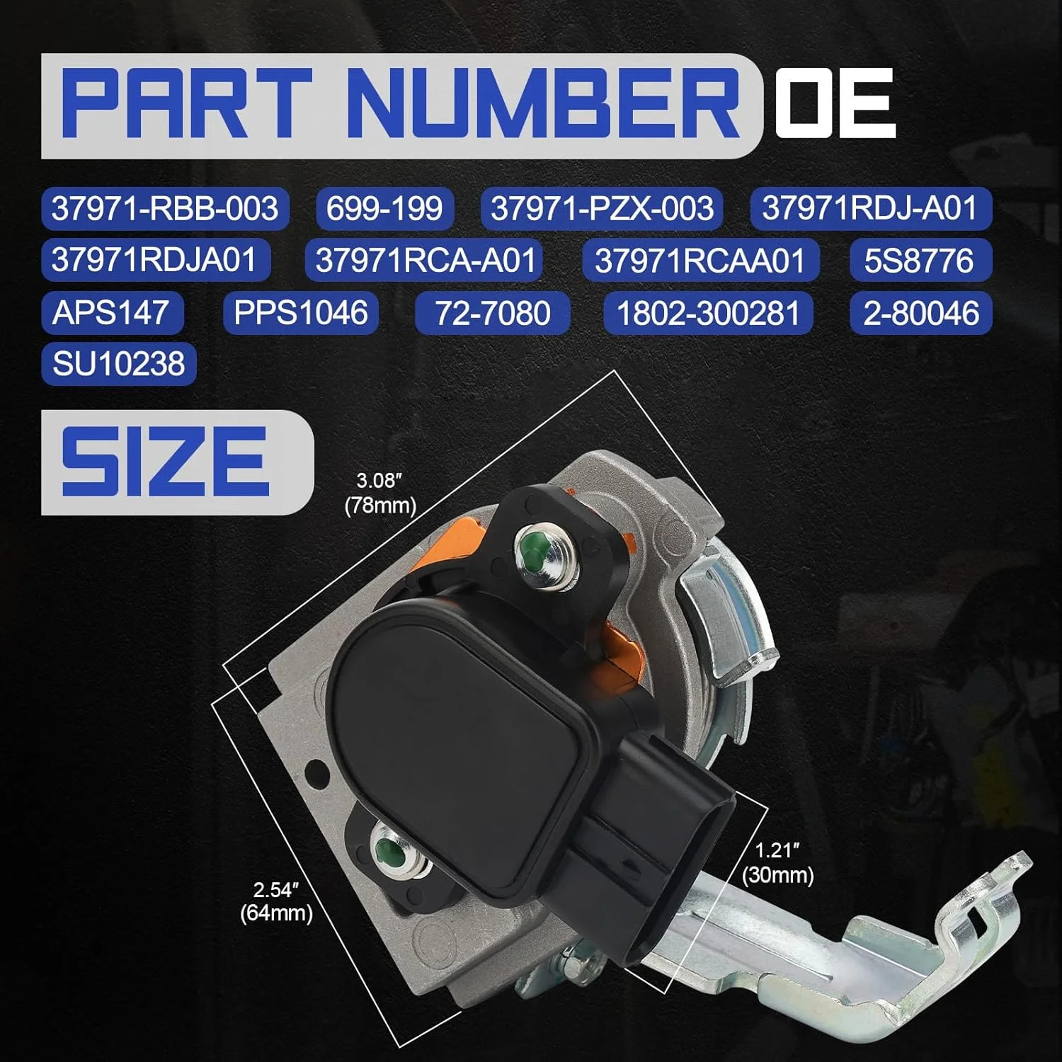 37971-RBB-003 Accelerator Pedal Position APP Sensor Assembly for Honda Accord El
