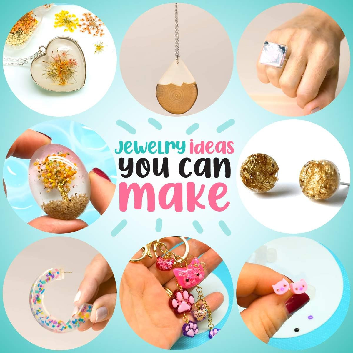 Kit de inicio para hacer joyas King Resin – Resina