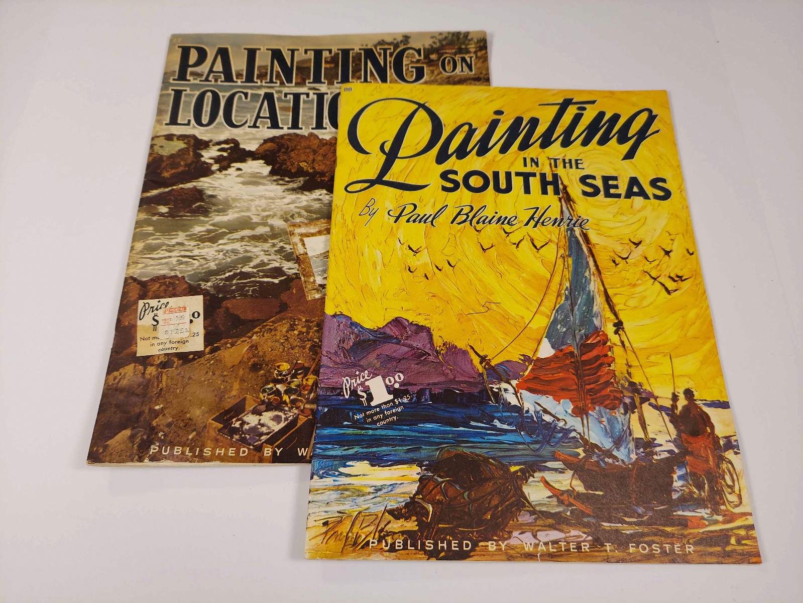 Painting in the South Seas / on Location by Paul Blaine Henrie 2 Books