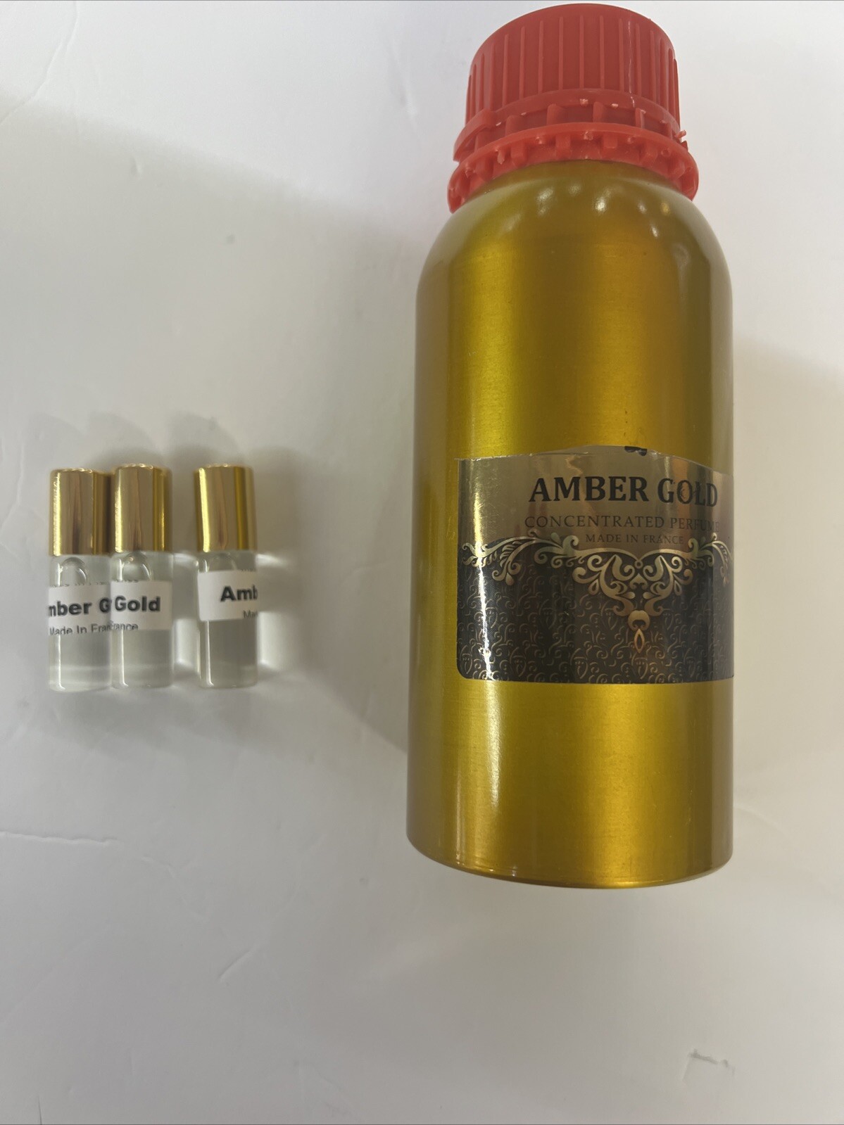 Amber GoldOils, 3x 5ml. Concentrated Pure Essential/ Un-cut, Made In France.