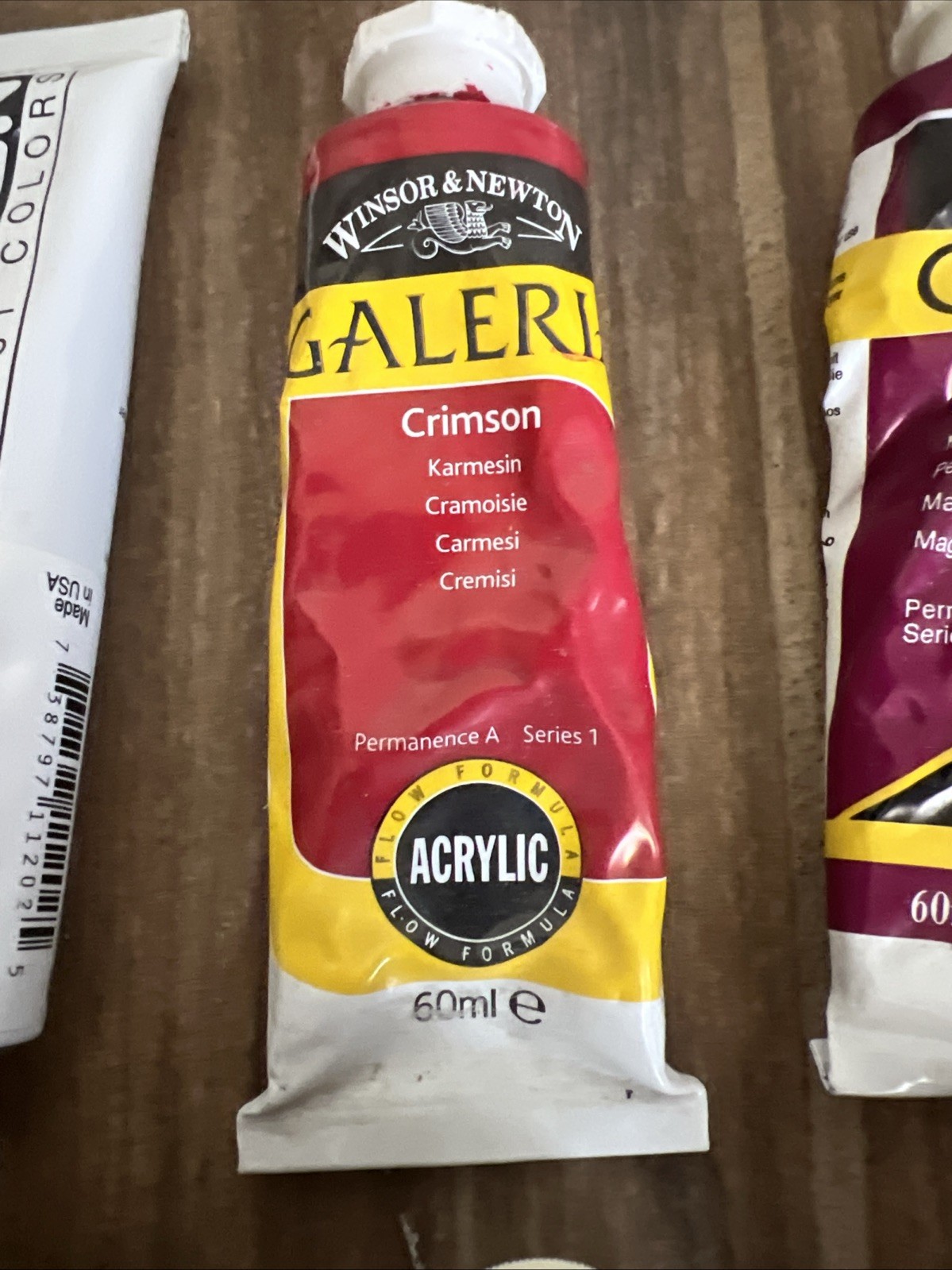 13pc Academy Acrylic Paint Winsor & Newton Golden Artist Colors Liquitex Lot Z5