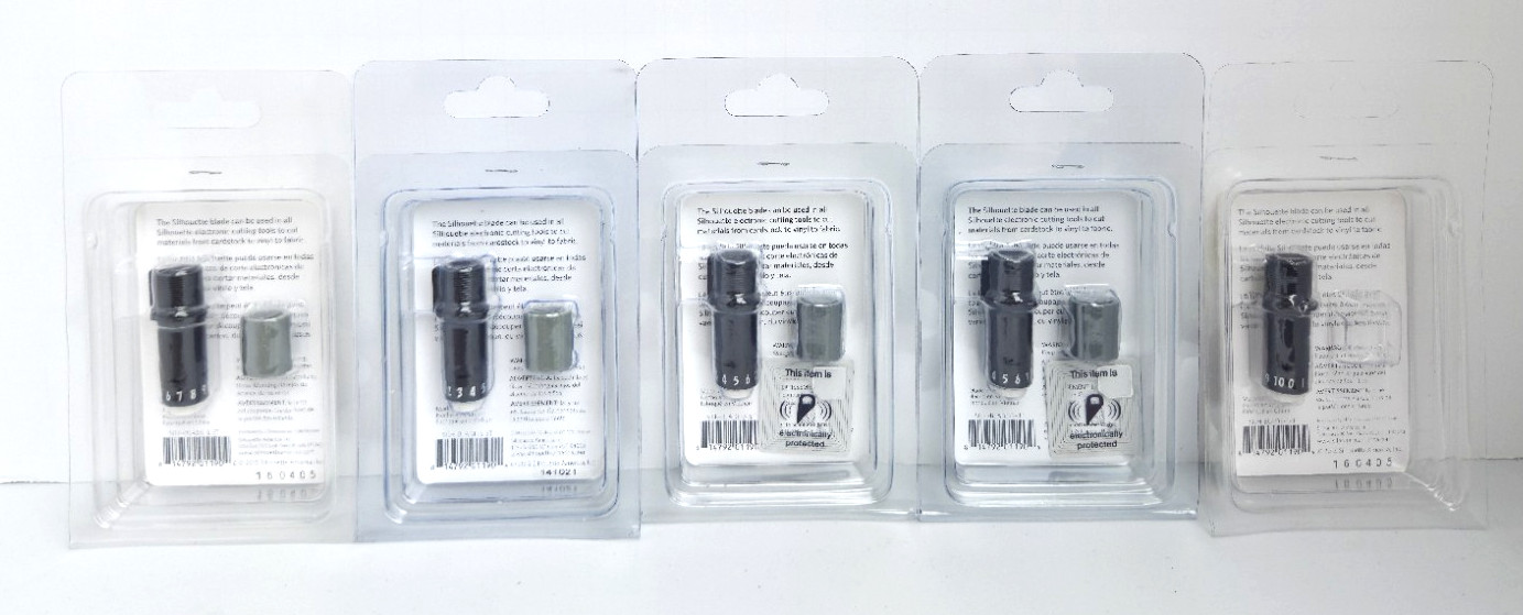 Lot of 4 ~ Silhouette SILH-BLADE-3-3T ~ Electronic Cutting Tools