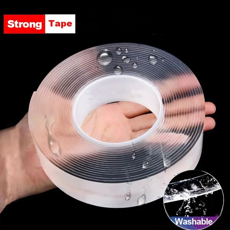 Nano Tape Super Strong Double-Sided Adhesive Tape Transparent Reusable