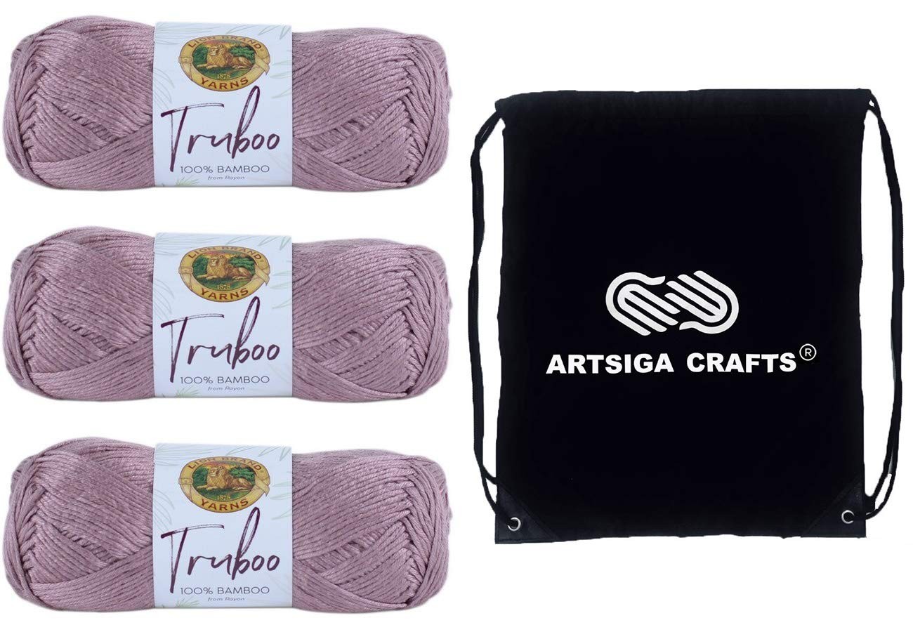 Lion Brand Yarn Mushroom 3 Skeins DK