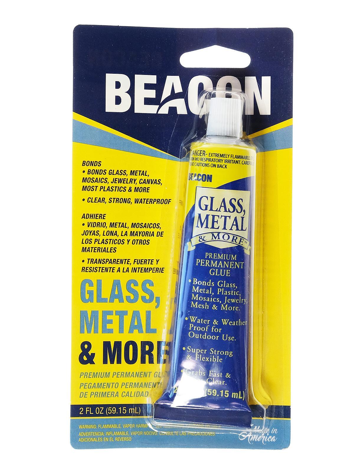 Beacon Glass, Metal and More Premium Permanent Glue – 2 oz.