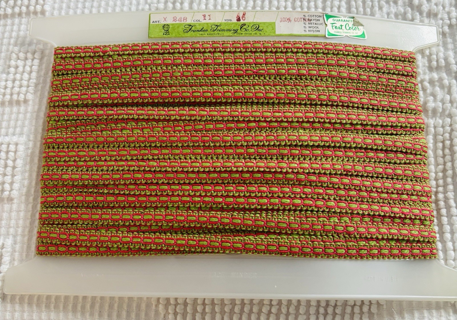 Castellano Beltrane Republic South Africa Trim Cording Drapery Upholstery 64 Yds