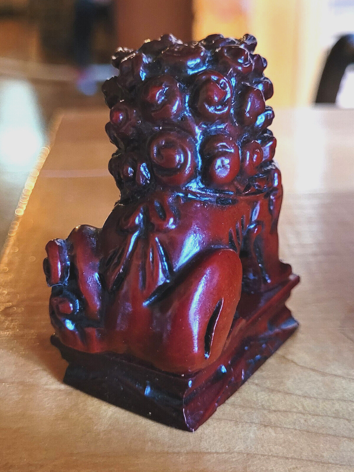 Foo Dog / Lion Feng Shui Chinese cast resin Excellent condition