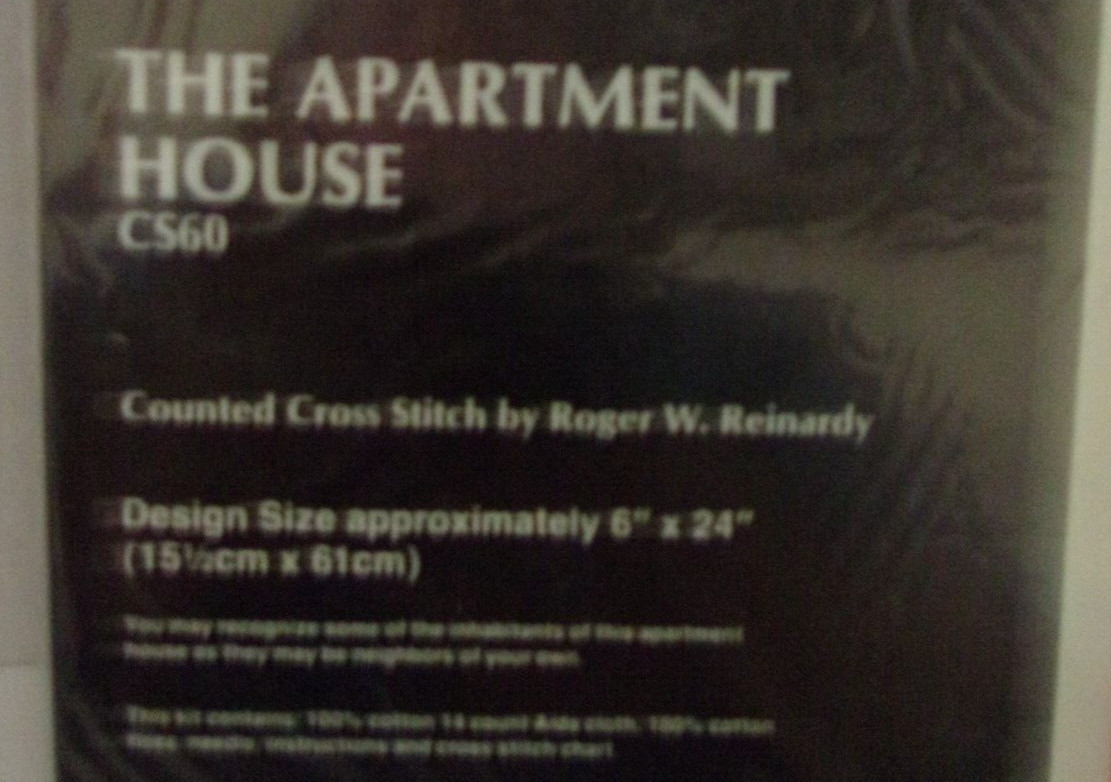 Monarch Horizons Counted Cross Stitch Kit CS 60 The Apartment House 1988